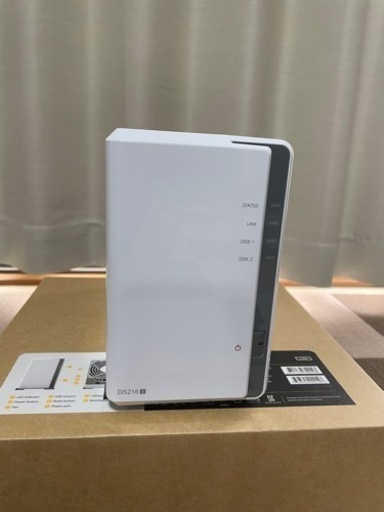 Synology NAS DS216J （ハードディスク WD製 RED 2TB 2個内蔵） Synology NAS DS216J （ハードディスク WD製 RED 2TB 2個内蔵）