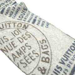 LOUIS VUITTON ルイヴィトン エシャルプ トランク スタンプス カシミヤ マフラー ストール
