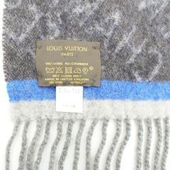 LOUIS VUITTON ルイヴィトン エシャルプ トランク スタンプス カシミヤ マフラー ストール