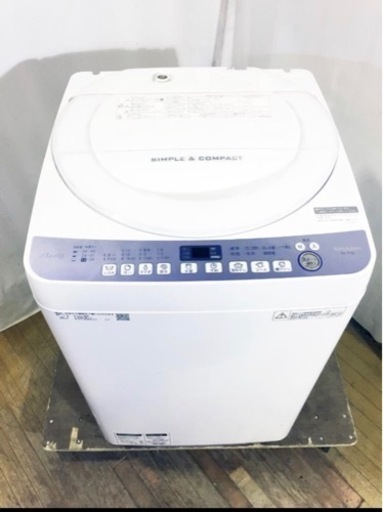 【完売】SHARP 全自動洗濯機　ES-T710  7kg  2018年式