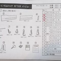 アルファード　モデリスタ　サイドスカート　右のみ