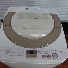 ID 992941 洗濯機 シャープ7.0Kg 2017年製 ES-GE7A