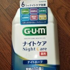 GUMナイトケア洗口液ノンアルコール900ml