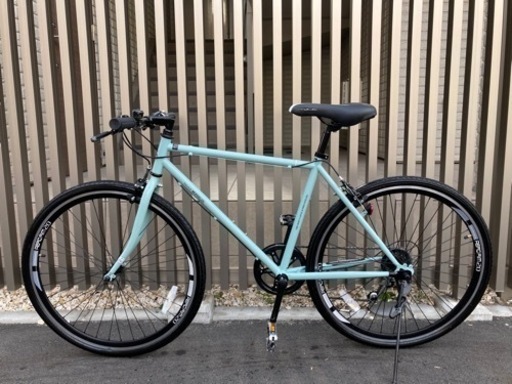 (展示品)マイパラス 自転車 クロスバイク 26インチ M-605 シマノ製6段ギア MYPALLAS 通学 通勤