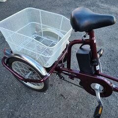 電動アシスト三輪自転車 アシらくチャーリー ノーパンクタイヤ MG-TRM20EBNF ミムゴ