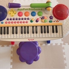おもちゃ　ピアノ　椅子とピアノセット