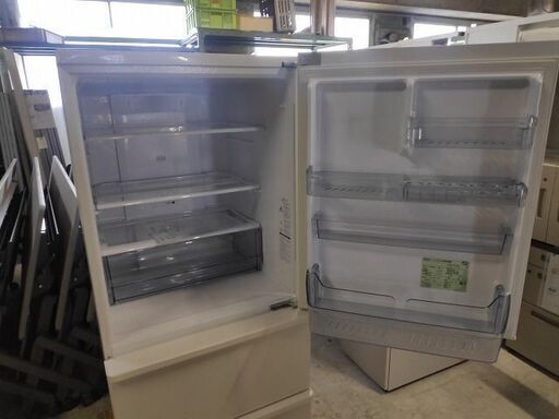 サンヨー SR-D27R 2ドア冷蔵庫『良品中古、色褪せあり』【リサイクル