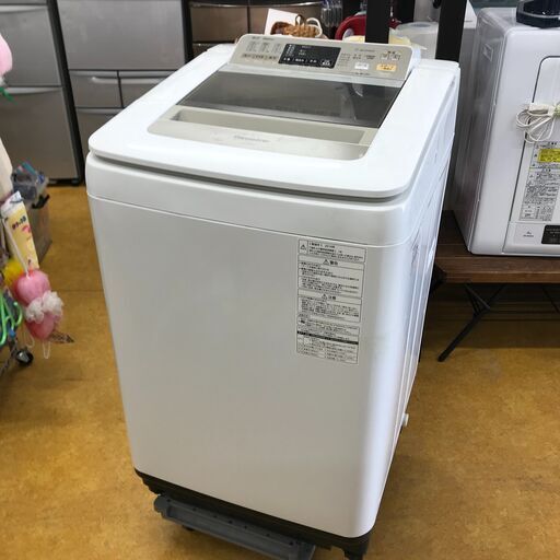 8.0kg Panasonic パナソニック 簡易風乾燥機能付き全自動洗濯機 NA-FA80H1