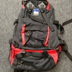 CLIMBINGバッグパック　black&red