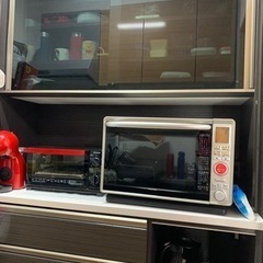 元値18万 使用期間1年 カップボード 珪藻土加工 キッチン 2/7まで