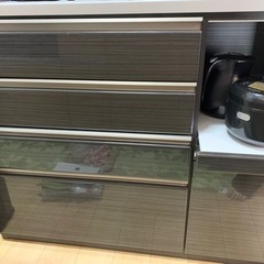 元値18万 使用期間1年 カップボード 珪藻土加工 キッチン 2/7まで