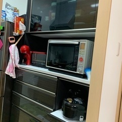 元値18万 使用期間1年 カップボード 珪藻土加工 キッチン 2/7まで