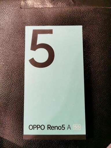 【未開封】OPPO オッポ Reno5 A シルバーブラック5G ワイモバイル