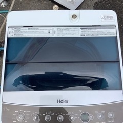 【SALE】ハイアール 5.5kg 全自動洗濯機　ブラックHai...
