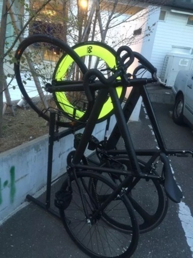 ギアピストバイク おしゃれ自転車マット黒 Quello Mo 武蔵関の自転車の中古あげます 譲ります ジモティーで不用品の処分