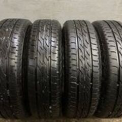 日産純正ホイール 14インチ 4.5J4HPCD100+45 BS/NEXTRY 155/65R14 2020年製バリ溝 夏タイヤ デイズ ルークス モコ等　(VTN538) クレジットカード QRコード決済可能