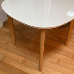 新品同様★  丸型正方形 上質、上品なテーブル 島忠家具 80x...