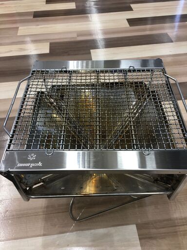 ピーク ありがとうございました！アウトドア SNOW PEAK スノーピーク 焚火台 L