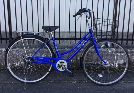 ＜整備・美品車＞マルイシサイクル・27インチ自転車・外装6段変速・ LEDライト・お手入れ済・不要自転車無料引取りあり