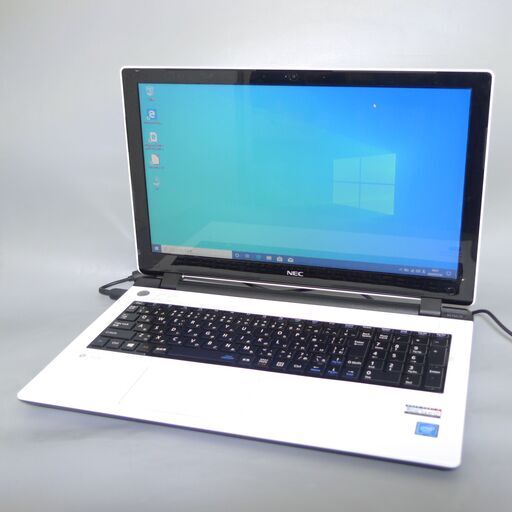 大容量HDD-1TB ノートパソコン 中古良品 15.6型 NEC PC-NS150DAW 第5世代 Celeron 4GB DVDRW 無線 Bluetooth カメラ Win10 Office
