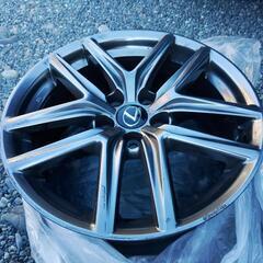 レクサスIS Fスポーツアルミ　18インチ-アシックス安全靴CP304BOAミッドカット新品