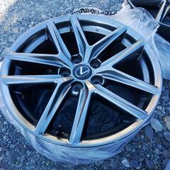 レクサスIS Fスポーツアルミ　18インチ-アシックス安全靴CP304BOAミッドカット新品