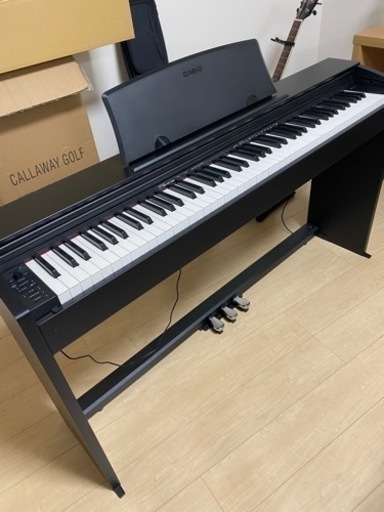 カシオ　CASIO 電子ピアノ PX-770BK ブラックウッド調 [88鍵盤][PX770BK]