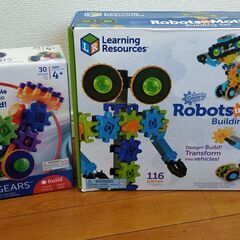 【ネット決済・配送可】ロボット組み立ておもちゃ