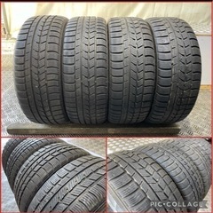 Venthandi 17インチ 7.0J +48 PCD100 5H【215/45R17】NEXEN 2012年製 7分山 スタッドレスタイヤ付4本セット！トヨタ プリウス などに