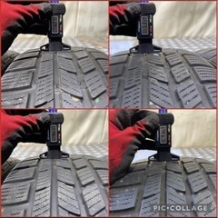 Venthandi 17インチ 7.0J +48 PCD100 5H【215/45R17】NEXEN 2012年製 7分山 スタッドレスタイヤ付4本セット！トヨタ プリウス などに