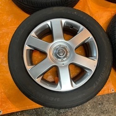 🌈215/60R17 8分山ラジアルタイヤ&日産アルミセット