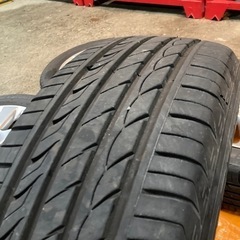 🌈215/60R17 8分山ラジアルタイヤ&日産アルミセット