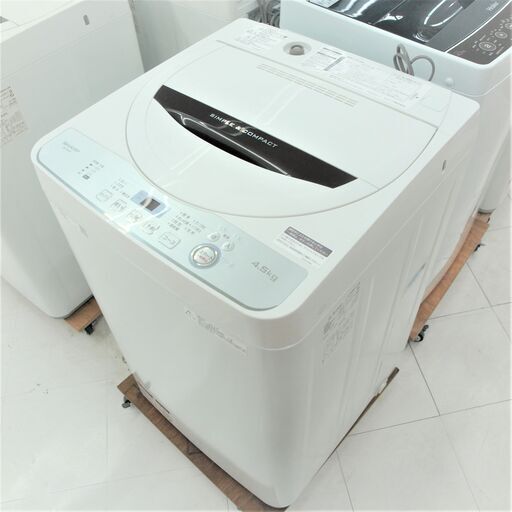USED　シャープ　4.5k　洗濯機　ES-GE4C