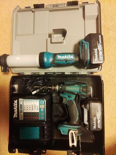 マキタ18V　ハンディ、バッテリー、充電器、おまけインパクト