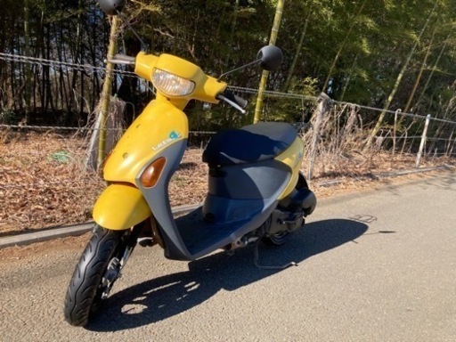 スズキ　レッツ4G 安心のインジェクション車　スクーター　原付　バイク　イエロー