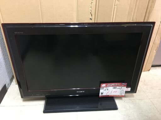 ☆中古 激安！！￥6,500！！SONY　26インチ液晶テレビ　家電　2009年製　KDL-26J5型　【BBM119】