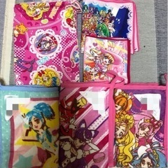 プリキュア  お着替え袋、タオル