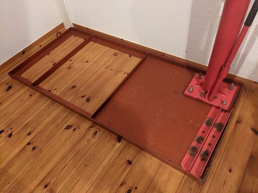 軽トラ用クレーン　土台付き