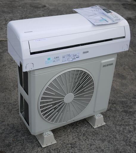 美品 アイリスオーヤマ ルームエアコン IHF-2204G 2020年 2.2kw 冷房 6～9畳 暖房 6～7畳 上下左右自動ルーバー 内部洗浄機能 省エネ