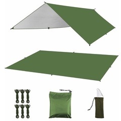 新品 防水タープ キャンプ タープ テント 3×3ⅿ 紫外線カット