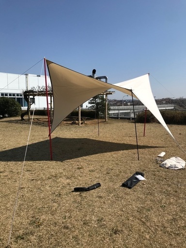 【コラボ商品】tent-Mark×UNIFLAME REVOタープLコットン