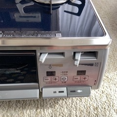 ガスコンロ リンナイ ガラストップ(上位モデル) 2017年製 【プロパンガス】