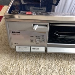 ガスコンロ リンナイ ガラストップ(上位モデル) 2017年製 【プロパンガス】