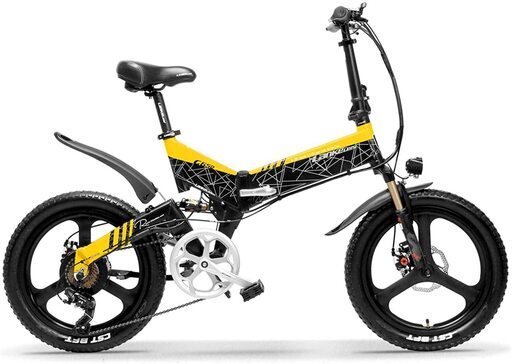 ★極美品！試乗可能！配達可！★電動マウンテンバイク Lankeleisi G650 折りたたみ自転車 シマノ7段変速 付属品多数