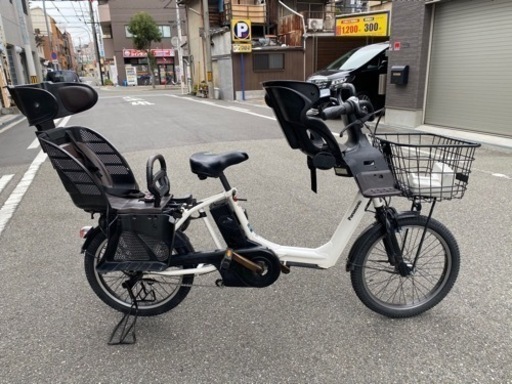 格安　人気な車種　パナソニックギュットアニーズ子供乗せシート付き電動自転車