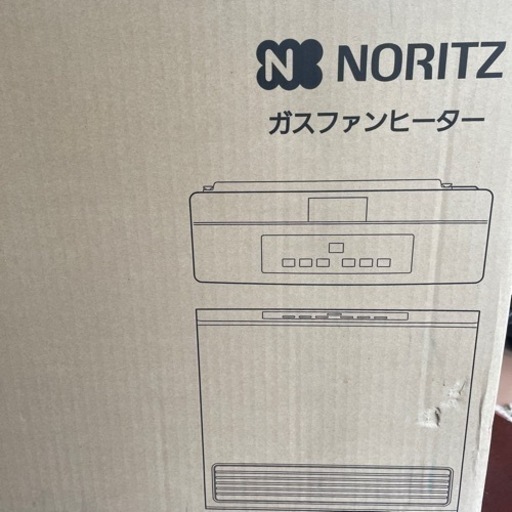値下げ　NORITZ ガスファンヒーター新品