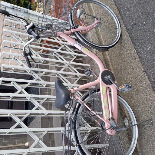 三段ギヤ付き自転車