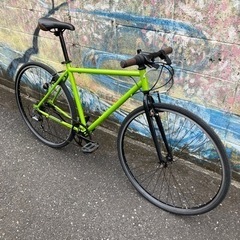ちょいとカスタマイズ❗️クロスバイク　整備済み。 クロスバイク ちょいとカスタマイズ❗️6速 整備済み！