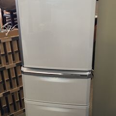 三菱 大型冷蔵庫 MR-C34D-W形 自動製氷機つき