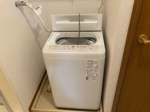 買ったばかりの洗濯機